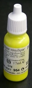 PRINCE AUGUST CLASSIC ACRYLIQUE : Réf. 954 / 078 JAUNE VERT - 17ml - NEUF