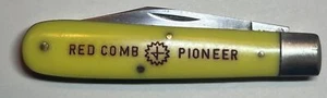 Case XX 1940-64 Yellow 32024 1/2 Rare Small Jack Knife REDCOMB PIONEER HINTZSCHE - Picture 1 of 23