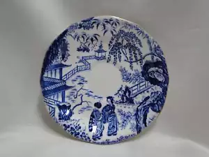 Royal Crown Derby Blue Mikado, Oriental: 5 3/4" Saucer (s) Only, No Cup - Picture 1 of 3