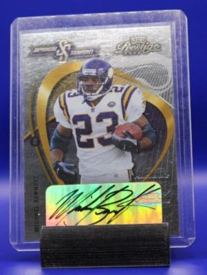 2002 Playoff Prestige Sophomore Signatures Michael Bennett #SS27 Auto - Image 1 of 2