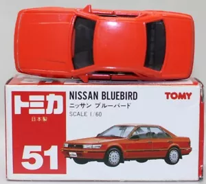 Thank you Tomica Made in Japan 51 Nissan Bluebird 1/60 - Picture 1 of 6