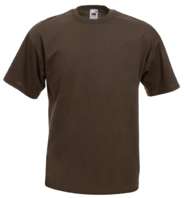 DIVISE & DIVISE T-SHIRT MANICA CORTA FRUIT OF THE LOOM VALUEWEIGHT VARI COLORI