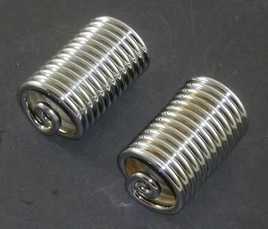 Sattelfedern - BMW R 35 - EMW R 35/2 - EMW R 35/3 - für Fahrersattel - verchromt - Bild 1 von 2