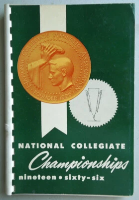 1966 College Championships Sports History & Guide Record Book Baseball Football - Image 1 of 4