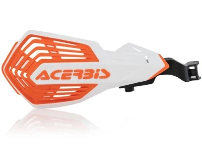 PARAMANI ACERBIS K-FUTURE BIANCO ARANCIONE KTM KIT MONTAGGIO MAGURA O BREMBO - Immagine 1 di 2