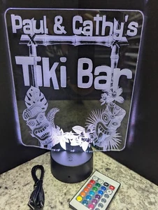 Tiki Bar Custom made L.E.D. Large light display - Picture 1 of 10