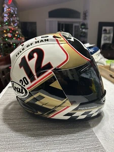 Arai Corsair-V Isle Of Man/IOM TT  2012 Motorcycle Helmet - Size M - VERY RARE - Picture 1 of 12