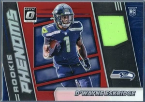 D’Wayne Eskridge 2021 Donruss Optic Rookie Phenoms Red Prizm Relic #RPH-19 - Picture 1 of 2