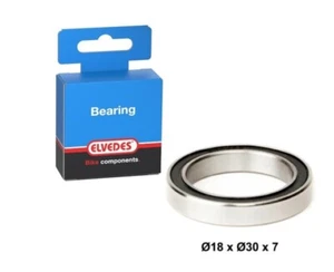 Elvedes High precision sealed bearing 18 x 30 x 7 18307 2RS 2018039 NEW - Picture 1 of 1