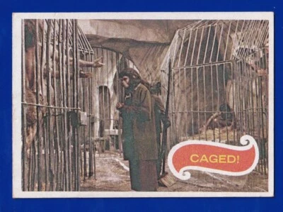 CAGED 1969 TOPPS PLANET OF THE APES #21 GOOD/VG (W/STAIN BACK) NO CREASES - Image 1 of 2