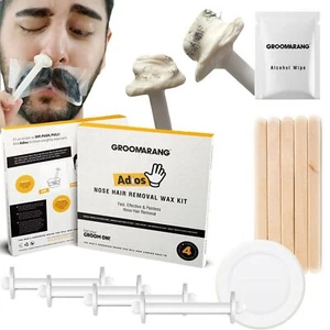 Groomarang Adios Nasen Ohr Haar Entfernung Wachs Schmerzlos Nasal Waxing - Bild 1 von 9