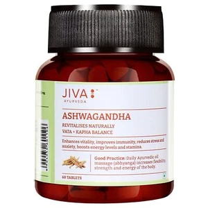 Jiva Ashwagandha Tablet - 120 Tablets Pack of 1 - Picture 1 of 6