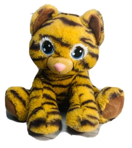 Build A Bear Baby Tiger Cub Wild Cat Blue Eyes 15" Plush BAB 2017 - Picture 1 of 14