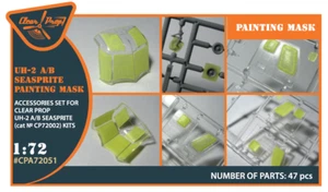 Clear Prop CPA72051 - 1/72 UH-2 A/B SEASPRITE para CP kit pintura máscara escala - Imagen 1 de 12