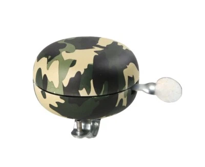 Fahrradklingel Fahrradglocke 80mm  XXL Camouflage DING DONG Benson - Bild 1 von 4