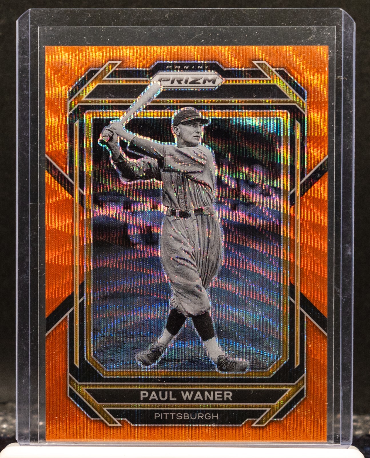 Paul Waner 2023 Panini Prizm Orange Wave Prizm #23/50 Pirates