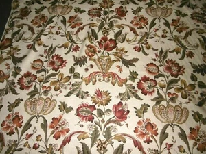 LEE JOFA FABRIC PENSHURST - MUSTARDS/GREENS - Picture 1 of 5