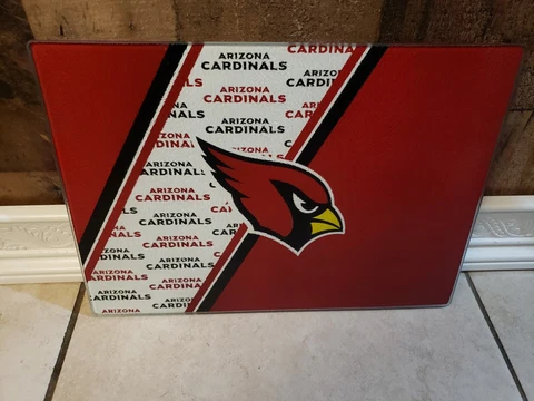 ARIZONA CARDINALS football nfl TEMPERED GLASS CUTTING BOARD Cover
