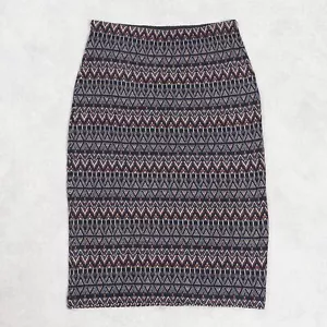 BCBG Maxazria Women's Jacquard Printed knit Skirt Size L - Bild 1 von 6
