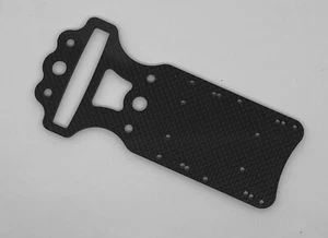 XTREME RACING TEAM LOSI 5IVE-T 2.0 CARBON FIBER CENTER DIFF BRACE w/ ESC MOUNT - Bild 1 von 3