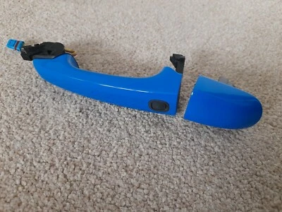 GEN JAGUAR XF XK MANIJA DE PUERTA BOTÓN DE ENTRADA PASIVA XKR-S XFR-S FRANCÉS CARRERAS AZUL Foto 1 de 4