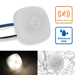 12V 1.7" LED Motion Sensor Light RV Trailer Bedroom Courtesy Light Waterproof - Picture 1 of 8