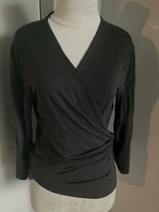 MELA PURDIE Wrap Top Sz 14 Suit 14/16. Long Sleeves. Like New. - Picture 1 of 10