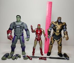 marvel select infinity saga lot armored Thanos ironman quantum suit smart hulk 