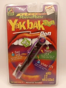 RARE Yak Bak Warpr Pen Yes Gear Electro PowerPenz Vintage Recording Pen Y2K NOS - Picture 1 of 11
