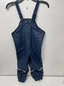 Playshoes Kids Rain Dungarees Wind & Waterproof Navy 2-3 Years  - Picture 1 of 6