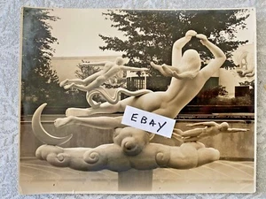 Vintage Photographs Paul Manship 1939 WORLDS FAIR NYC Moods of Time Sculptures - Picture 1 of 12