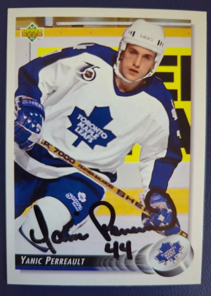1992-93 NHL Upper Deck AUTOGRAPHS (1/2) - YOU PICK - auto signed (FREE SHIPPING) - Image 1 of 1