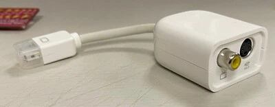 Apple Mini-DVI to S-Video/Audio Adapter - Image 1 of 2