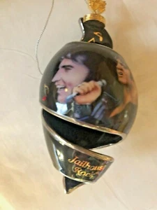 Elvis Presley Bradford Christmas Ornaments Clearly A Legend 4th Issue Set Of 3 - Picture 1 of 5