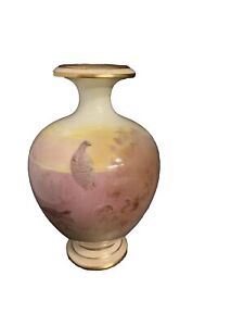 Antique Doulton Burslem Luscian Ware Vase Signed J Hancock