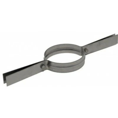 Collier inox pour tubage flexible - diamètre 150 x 156 mm TEN