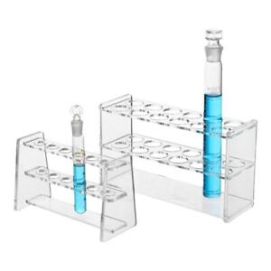 Detachable Test Tube Holder Rack 13mm-31mm Organic Glass Lab Chemistry Supply ca