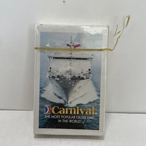 Vintage Carnival Cruise Lines Playing Cards Deck Sealed - Picture 1 of 5