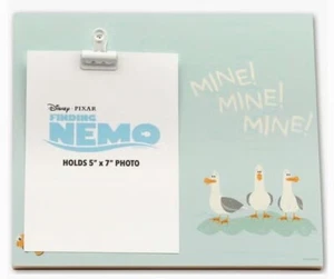 Disney Pixar 5x7 Photo Clip Frame Finding Nemo Seagulls Mine Mine Mine New Ship - Picture 1 of 14
