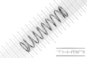 Druck-Feder 2mm angelegt 25x95,5mm 9,6kg Spiral Edel-stahl rostfrei Metall - Bild 1 von 1
