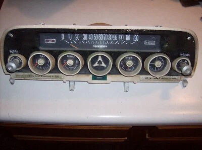 1962 Dodge Dart 440 medidores de painel cluster 62 MOPAR - Imagem 1 de 4