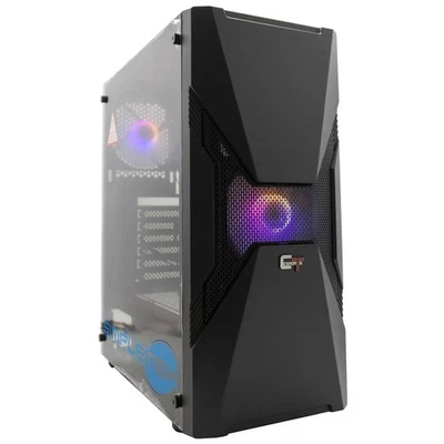 Gaming Atx Case Cabinet CTesports Warmachine USB 3.0 Audio HD Black Desktop PC - Image 1 of 4