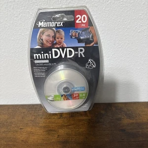Memorex MINI DVD-R 1.4 GB 30 Min Single Sided 20 Pack New Sealed  - Picture 1 of 7