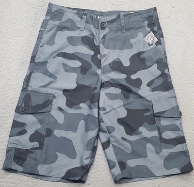 Pantalones Cortos de Carga Tony Hawk Para Hombre Talla 29 Multi Camuflaje Utilidad Bolsillo 11" Entrepierna Exterior Foto 1 de 4