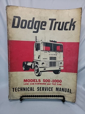 Camión Dodge Heavy Duty serie L 1965 500-1000 manual de servicio de fábrica Mopar Foto 1 de 4