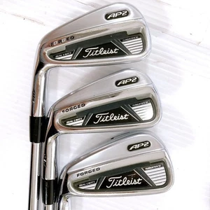 Used Lefty Titleist AP2 710 FORGED #5-Pw irons Flex R - Picture 1 of 9
