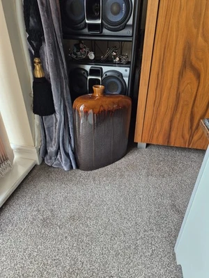 A Beautiful Lava Drip Vase ,Thought  East German In Origin. Large Floor Vase - Image 1 of 2