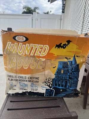 Ideal Haunted House Juego de Mesa Hooting Owl Spinner Caja Original 1962 Raro Foto 1 de 4