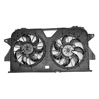 For Dodge Grand Caravan 2005-2007 TYC Dual Radiator & Condenser Fan Assembly Foto 1 de 4