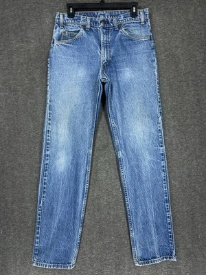 Vintage 80’s Levi’s 505 Jeans Mens 32x32 (tag 33x33) Orange Tab Faded marbling - Image 1 of 4